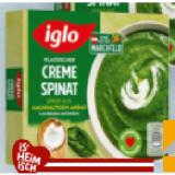 iglo Cremespinat od. Spinat passiert BILLA PLUS 450 Gramm 1 Packung