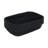 Brotkorb 28 x 18 x 9 cm schwarz PAGRO 1 Stück