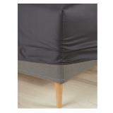 Kronborg Satin-Spannleintuch TINE grau 1425058 JYSK 1 Stück