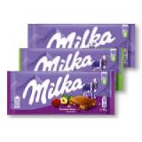 Promotion Bild von Milka Tafelschokolade verschiedene Sorten Unimarkt 1 Packung