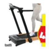 CHRISTOPEIT SPORT GERMANY Laufband 2in1 Holzoptik HOFER 1 Stück
