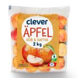Clever Äpfel BILLA 2 Kilogramm 1 Sack