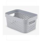Korb INFINITY Kunststoff grau 4962700 JYSK 1 Stück