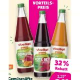 Voelkel Bio-Gemüsesäfte versch. Sorten Denns BioMarkt 0.70 Liter 1 Flasche