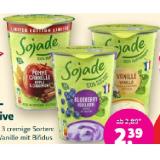 Sojade Bio-Joghurtalternative versch. Sorten Denns BioMarkt 400 Gramm 1 Becher