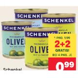 Schenkel Oliven versch. Sorten MPREIS 200 Gramm 1 Dose