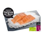 Promotion Bild von Bio Lachsfilet mit Haut Sutterlüty 100 Gramm