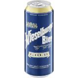 Promotion Bild von Wieselburger Gold, Preisangabe ohne MwSt. (Preis inkl. MwSt. 0,83 €), METRO 0.50 Liter 1 Dose