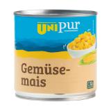 UNIpur Gemüsemais Unimarkt 340 Gramm 1 Dose