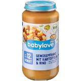 Promotion Bild von babylove Menü ab den 12. Monat div. Sorten dm 250 Gramm 1 Glas