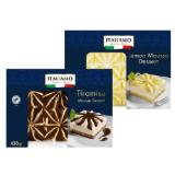 Italiamo Schoko-Tiramisu oder Zitronen-Mousse-Dessert Lidl 450 Gramm 1 Packung