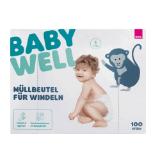 Babywell Müllbeutel für Windeln BIPA 100 Stück