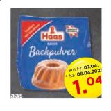 Bild von Haas Backpulver Unimarkt 250 Gramm 1 Beutel