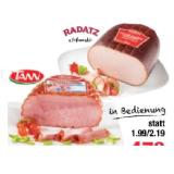 TANN Farmerschinken oder Radatz Putenfarmerschinken Maximarkt 100 Gramm