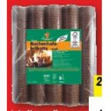 Promotion Bild von Flammenco Runde Holzbriketts Lidl 10 Kilogramm 1 Packung
