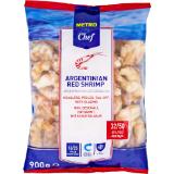 Promotion Bild von Metro Chef Argentinische Rotgarnelen, Preisangabe ohne MwSt. (Preis inkl. MwSt. 25,84 €), METRO 900 Gramm 1 Packung