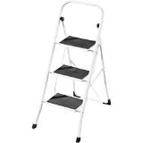 Promotion Bild von Stahl-Klapptrittleiter 3-stufig, Preisangabe ohne MwSt. (Preis inkl. MwSt. 35,99 €), METRO 1 Stück