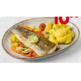 Gegrilltes Seehecht-Filet mit Röstgemüse & Petersilerdäpfeln BILLA PLUS 1 Set