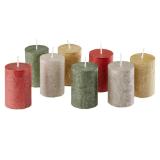 Luca Bessoni Stumpenkerzenset „Carina” 67950036 Möbelix 4 Stück 1 Set