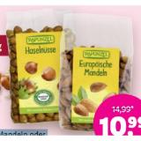 Rapunzel Bio-Kerne oder -Nüsse Mandeln oder Haselnüsse Denns BioMarkt 500 Gramm 1 Packung