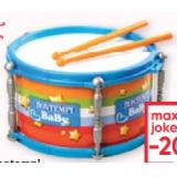 Bontempi Spielzeug Marschtrommel mit 2 Kunststoffstäb maxi.preisjoker Maximarkt 1 Set