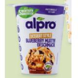 alpro Joghurtalternative Dessert Style Blueberry Muffin oder Lemon Cheesecake HOFER 400 Gramm 1 Becher
