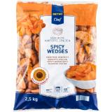 Metro Chef Spicy Wedges, Preisangabe ohne MwSt. (Preis inkl. MwSt. 6,92 €), METRO 2.50 Kilogramm 1 Packung
