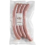 Wildviertel Wild Bratwurst, Preisangabe ohne MwSt. (Preis inkl. MwSt. 5,82 €), METRO 328 Gramm 1 Packung