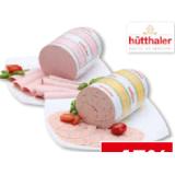 hütthaler Putenextrawurst oder Putenpikantwurst Unimarkt 100 Gramm