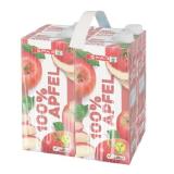 SPAR Apfelsaft 100% SPAR 1 Liter 4 Stück