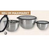 Chef Cuisine Edelstahl-Schüsseln Maximarkt 3 Stück