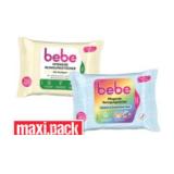 Bebe Reinigungstücher versch. Sorten Maximarkt 25 Stück 1 Packung