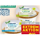 Clever pflanzliche Streichcreme Klassik od. Kräuter BILLA 150 Gramm 1 Becher
