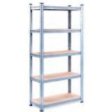 Monzana Schwerlastregal silber, Doppelpkg. 180 x 90 x 40 cm HOFER 1 Set