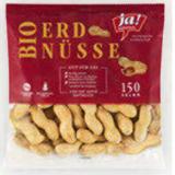 Ja! Natürlich Bio-Erdnüsse BILLA 150 Gramm 1 Packung