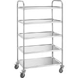 Metro Professional Servierwagen GST1005 5 Etagen, Preisangabe ohne MwSt. (Preis inkl. MwSt. 178,80 €), METRO 1 Stück