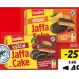 Promotion Bild von Sondey Jaffa Cake versch. Sorten Lidl APP Preis 300 Gramm 1 Packung