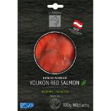 Youkon Gravad Lachs, Preisangabe ohne MwSt. (Preis inkl. MwSt. 8,79 €), METRO 100 Gramm 1 Packung