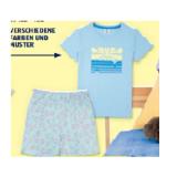 LILY & DAN Kinder-Sommerpyjama versch. Farben und Muster HOFER 1 Set