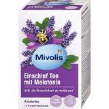 Promotion Bild von Mivolis Einschlaf Tee mit Melatonin Kräutertee dm 14 Stück