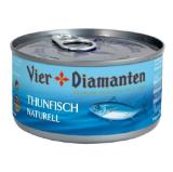 Vier Diamanten Thunfisch versch. Sorten EUROSPAR 95 Gramm 1 Dose
