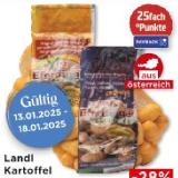 Landl Kartoffel festkochend oder vorwiegend festkochend Unimarkt 2 Kilogramm 1 Packung