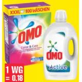 OMO Waschmittel Pulver oder Flüssig versch. Sorten Maximarkt 1 Stück