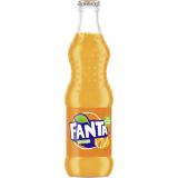 Promotion Bild von Fanta Orange, Preisangabe ohne MwSt. (Preis inkl. MwSt. 0,74 €), METRO 0.33 Liter 1 Flasche