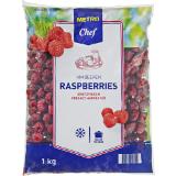 Promotion Bild von Metro Chef Himbeeren, Preisangabe ohne MwSt. (Preis inkl. MwSt. 9,34 €), METRO 1 Kilogramm 1 Packung