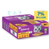 Whiskas KatzenfutterKlassisch oder Geflügel T&G 80 Stück 1 Packung