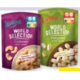 Lorenz Pistazien, Cashews, Mandeln, Mandel-Cashews, Wasabi, Nusscocktail, Cashew-Cranberry oder Studentenfutter versch. Sorten Maximarkt 1 Packung