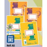 Ursus Heft A5, 40 Blatt versch. Lineaturen Maximarkt 1 Stück