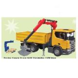 Bruder Scanla Super 560R Baustellen-LKW Kran und 2 Paletten maxi.preisjoker Maximarkt 1 Set
