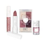 Hello Kitty Geschenkset Lipgloss, Lippenstift, Nagellack, Lidschattenpalette, div. Farben dm 1 Set